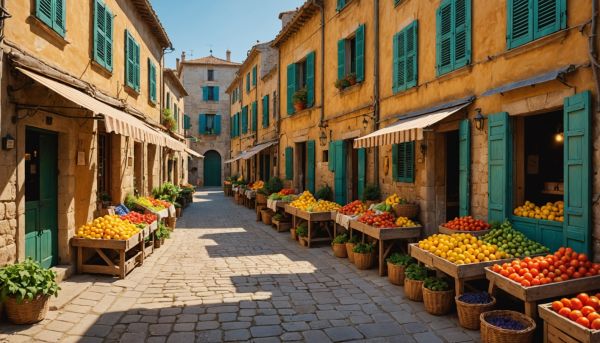Les marchés provençaux et saveurs authentiques du terroir