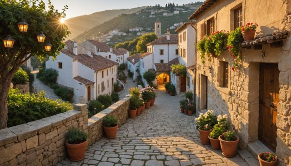 Où dormir dans un village perché pittoresque ?