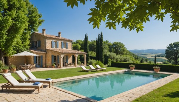 Profitez de vacances ensoleillées dans le Luberon avec une piscine privée