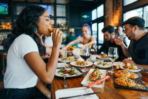 Un restaurant gastronomique typique